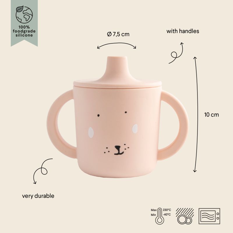 Tasse d'apprentissage - Silicone - Lapin 