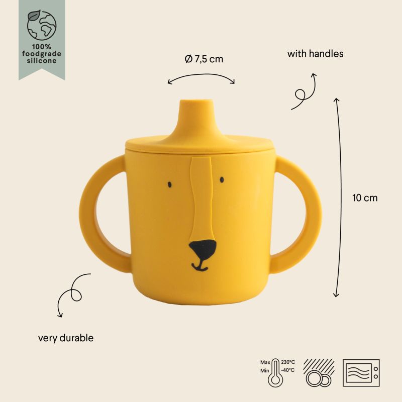 Tasse d'apprentissage - Silicone - Lion