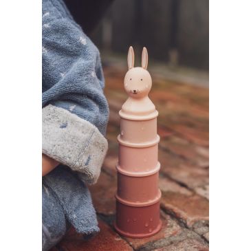 Gobelets empilables - 5 pièces - Lapin