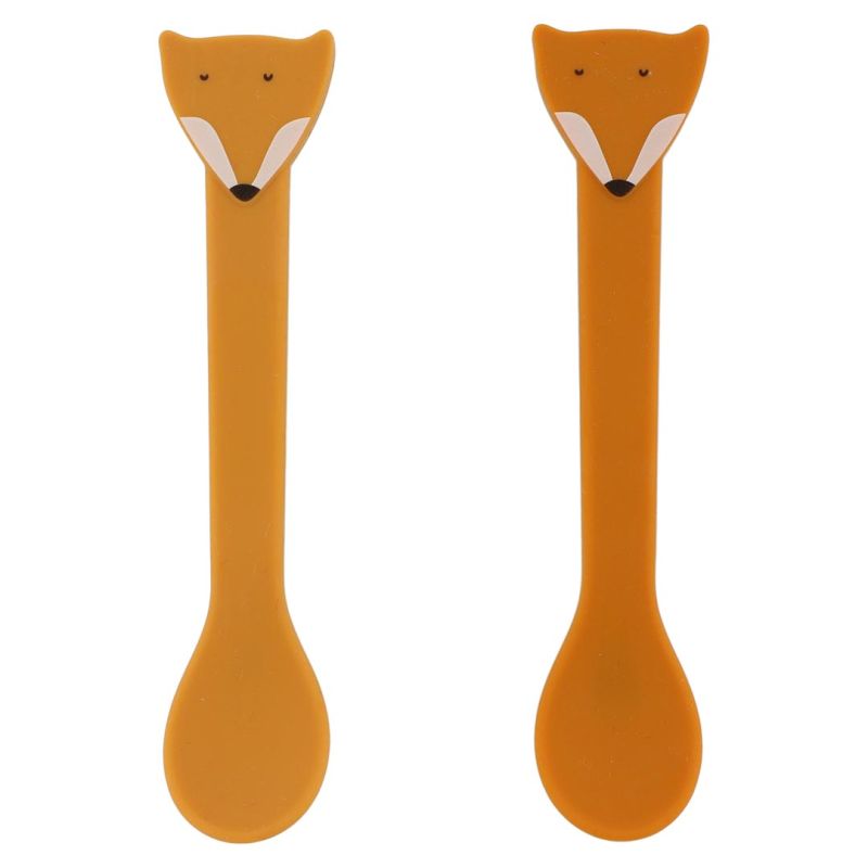 Lot de 2 cuillères en silicone - Renard