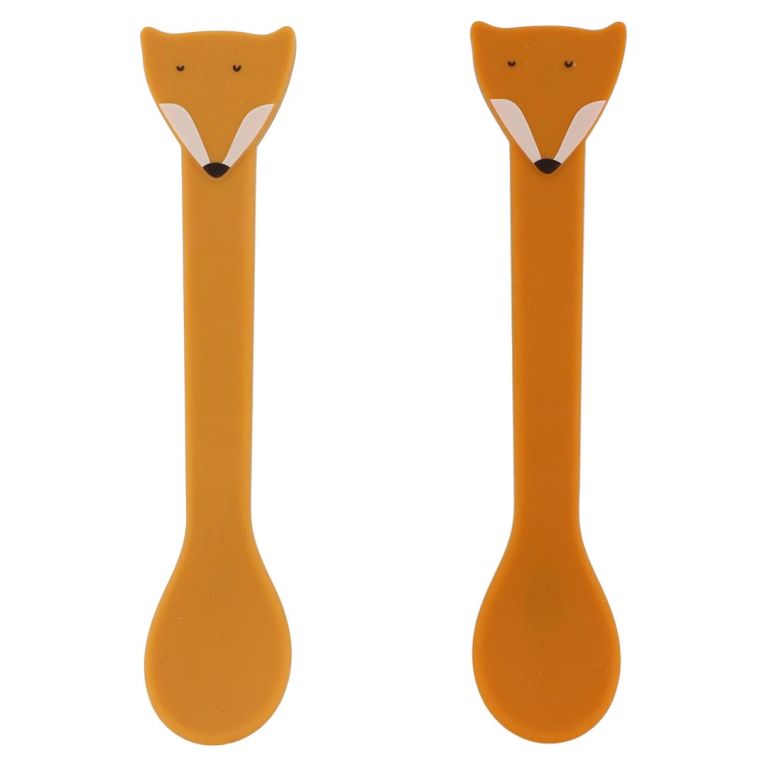 Lot de 2 cuillères en silicone - Renard