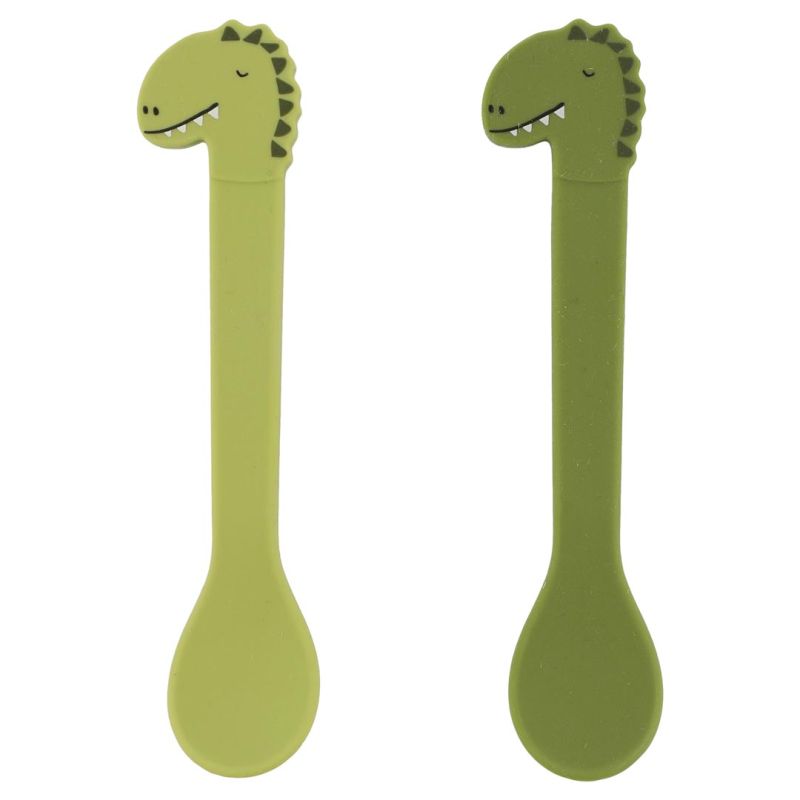 Lot de 2 cuillères en silicone - Crocodile 