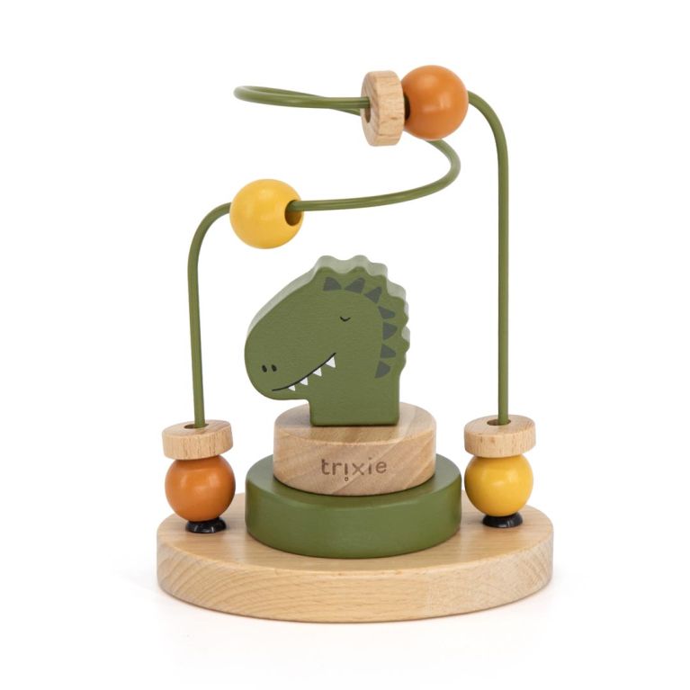 Labyrinthe à perles en bois - mr dino