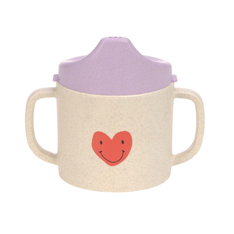 Tasse d'apprentissage - Coeur lavande 
