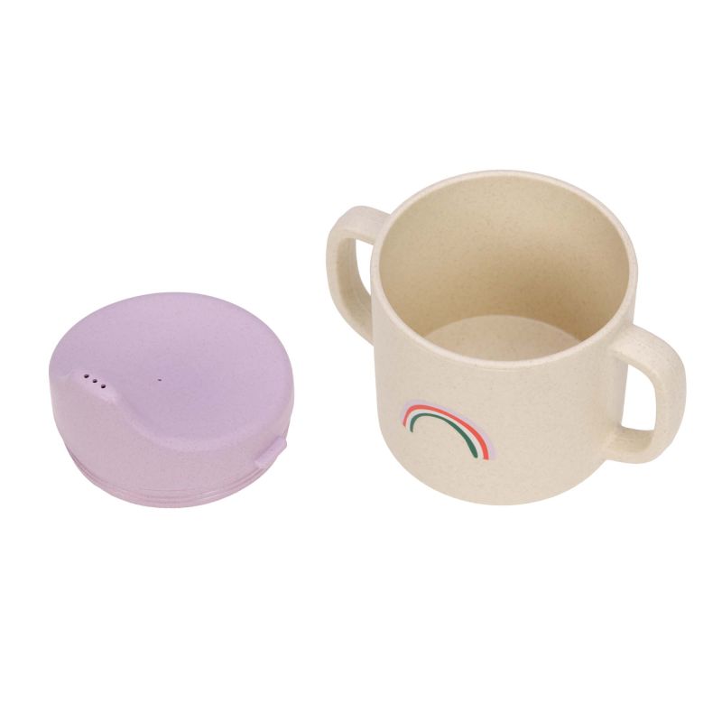 Tasse d'apprentissage - Coeur lavande 