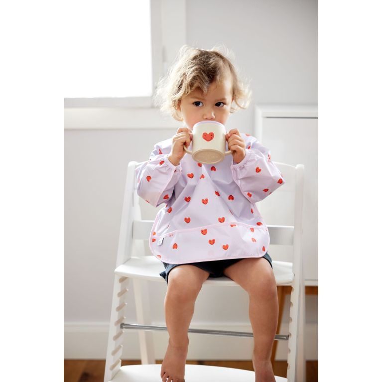 Tasse d'apprentissage - Coeur lavande 