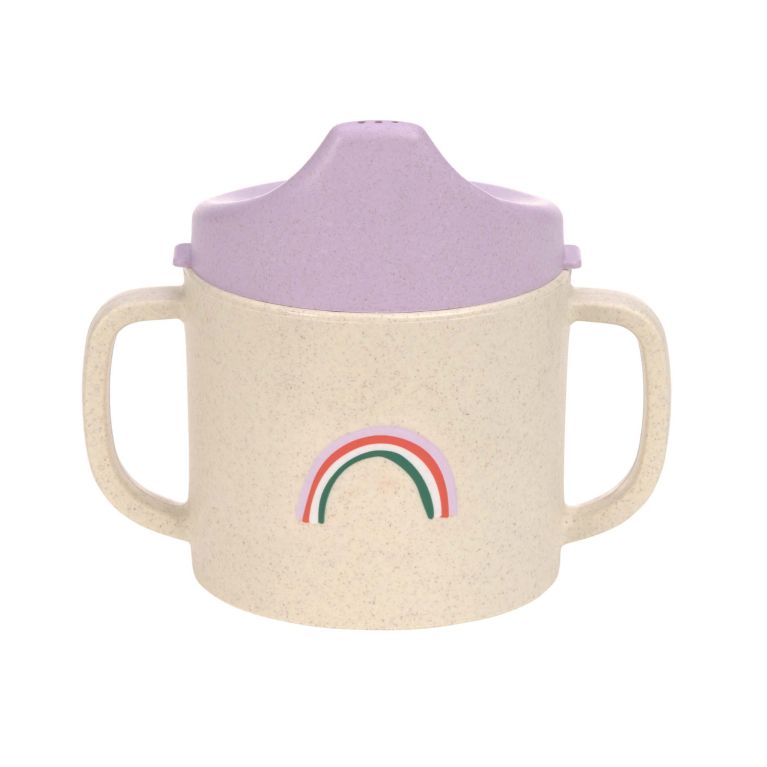 Tasse d'apprentissage - Coeur lavande 