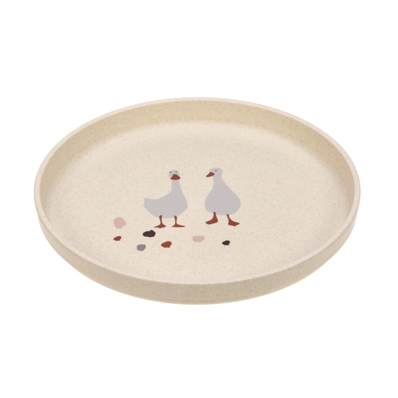 Assiette - Tiny Farmer Oie nature- Polypropylene Cellulose