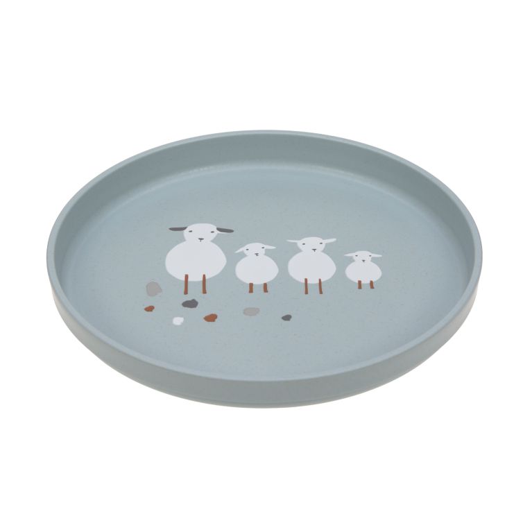 Assiette - Tiny Farmer - Mouton - Bleu 