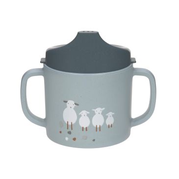 Tasse d'apprentissage - Tiny Farmer- Moutons - Bleu
