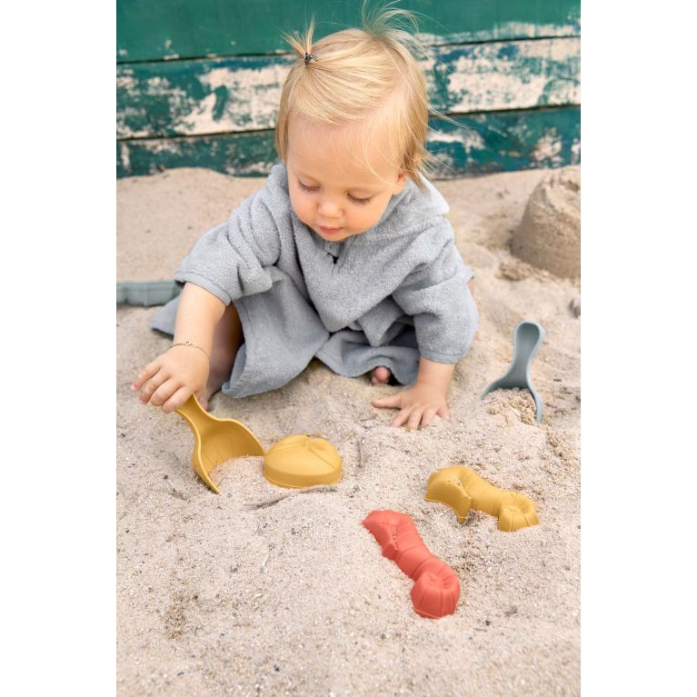 Set de 5 jouets de sable - Jaune 