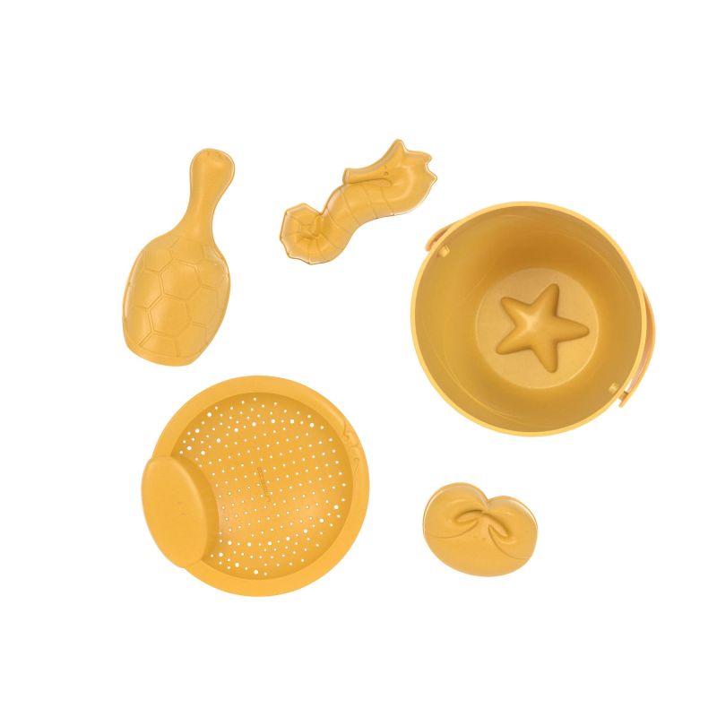 Set de 5 jouets de sable - Jaune 