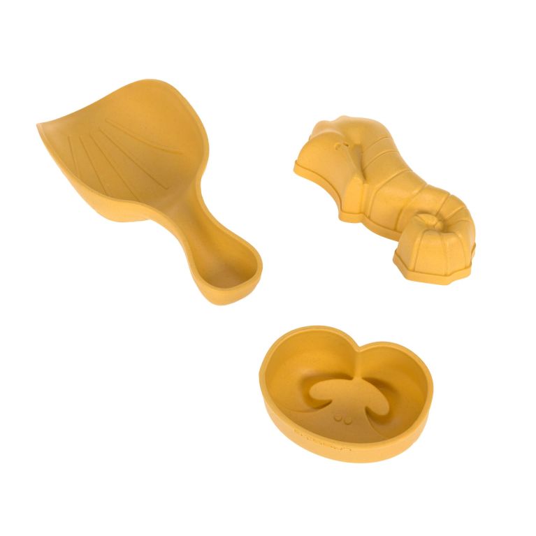 Set de 5 jouets de sable - Jaune 