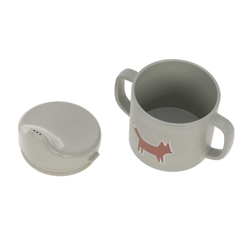 Tasse d'apprentissage - Little Forest - Renard - Gris vert