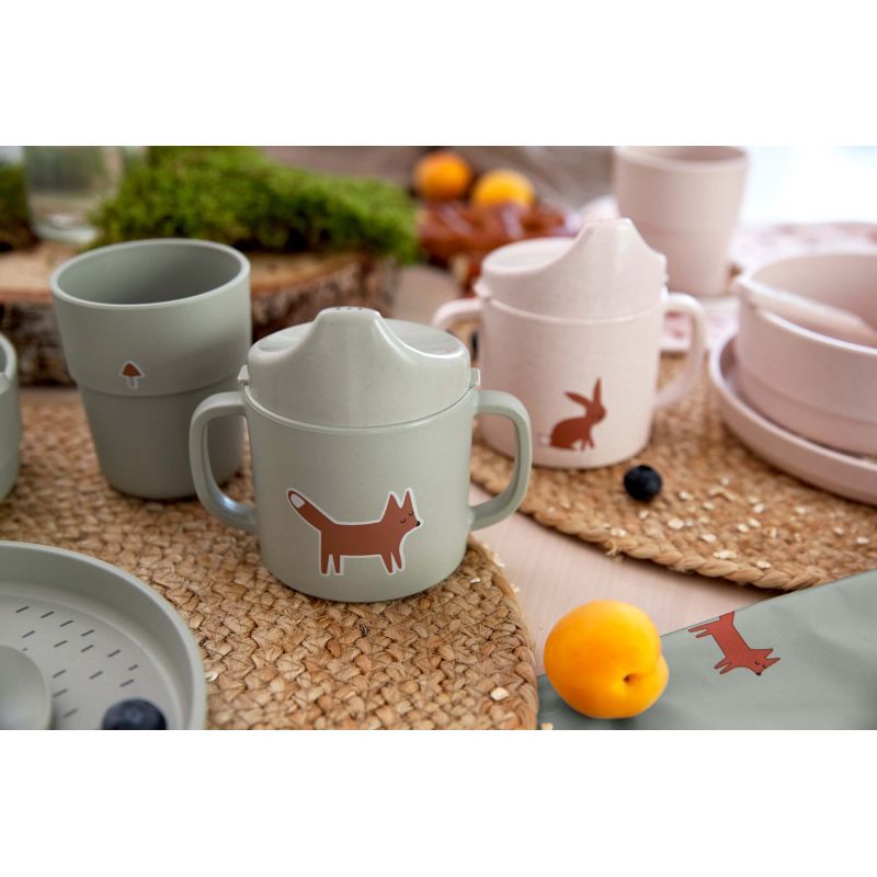 Tasse d'apprentissage - Little Forest - Renard - Gris vert