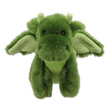 Peluche - Mini dragon vert 