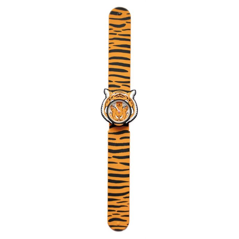 Montre Slap 22 cm silicone doux - Tigre