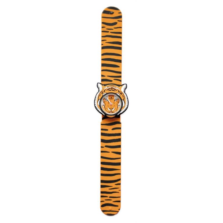 Montre Slap 22 cm silicone doux - Tigre