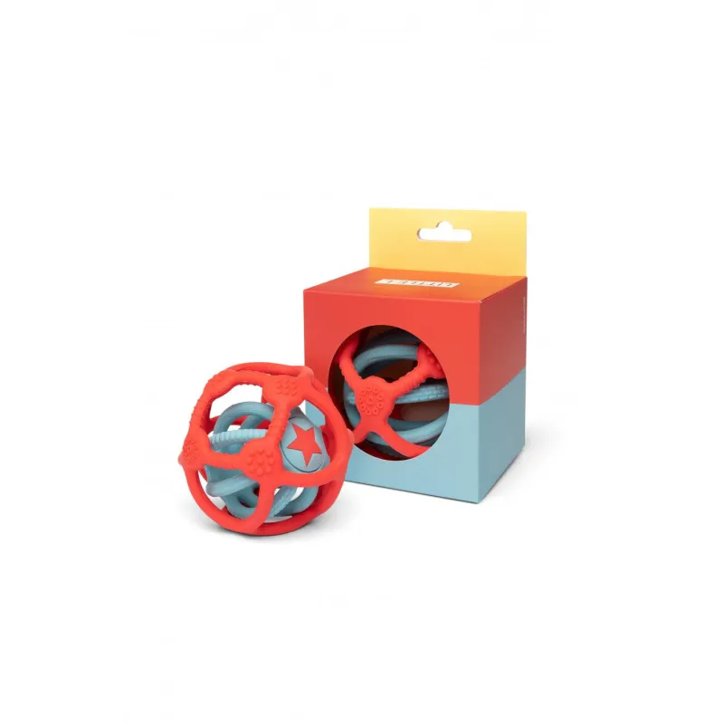 Set de deux balles sensorielles orange et bleu
