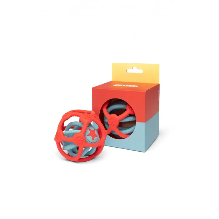 Set de deux balles sensorielles orange et bleu