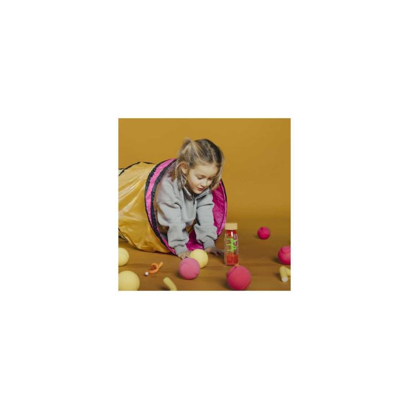Bouteille sensorielle Petit Boom - Spirale rose