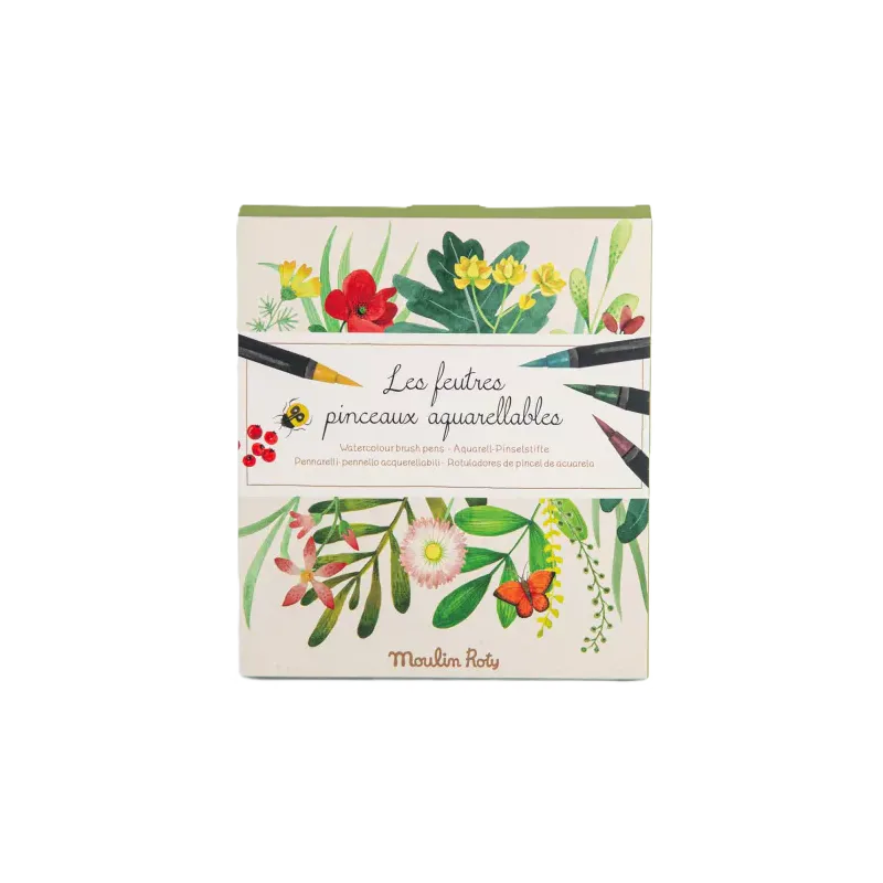12 feutres aquarelle - Le jardin du moulin