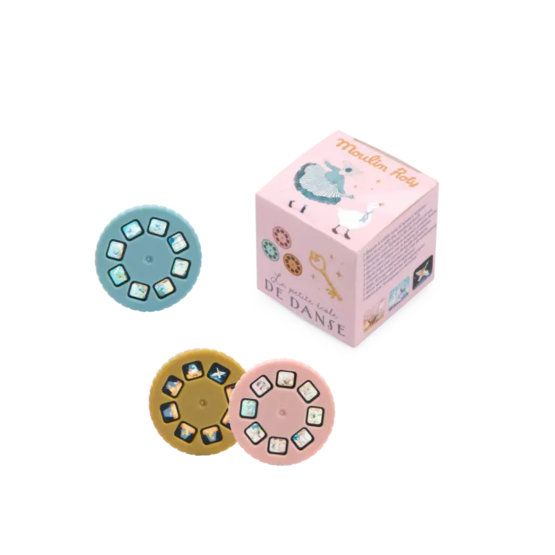 Boîte de 3 disques pour lampe à histoires - La petite école de danse 