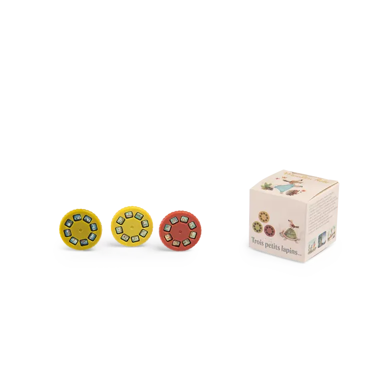 Recharge lampe à histoires - trois petits lapins - Moulin Roty 