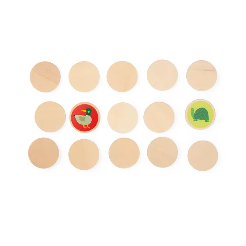 Jeu mémo Jardin en bois - 2 ans