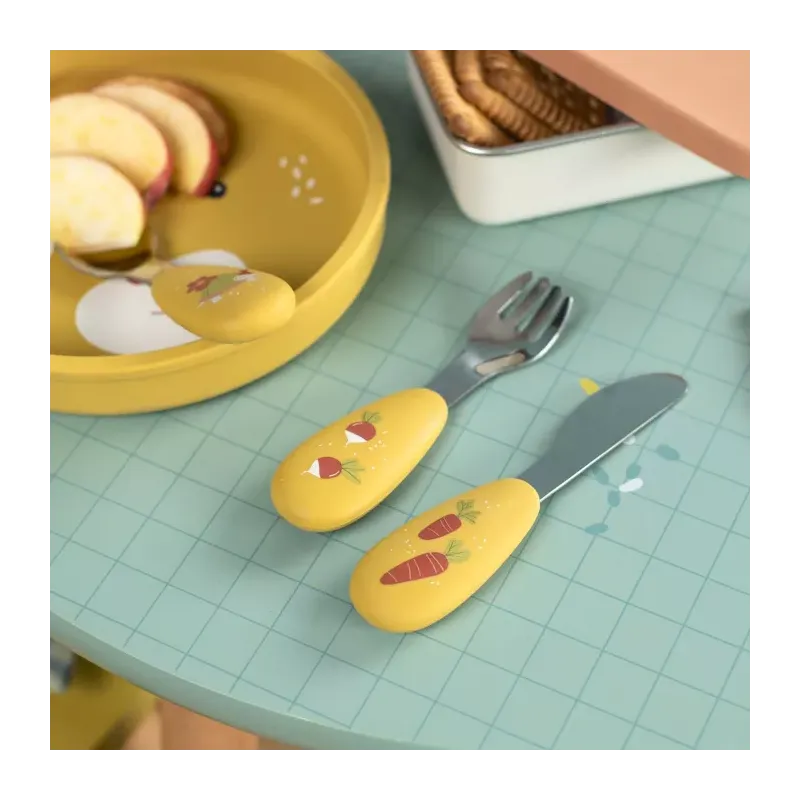 Set de couverts - Les trois petits lapins 