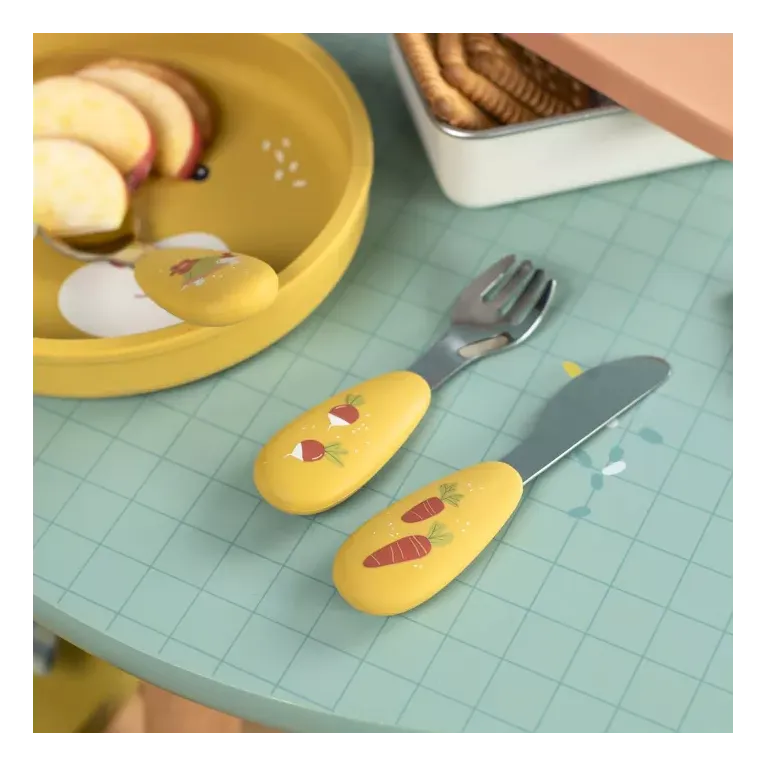 Set de couverts - Les trois petits lapins 
