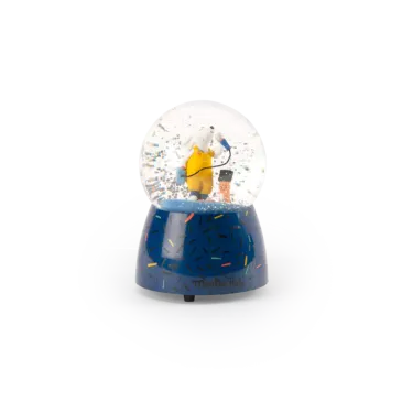 Boule à neige musicale - Puce et Pilou