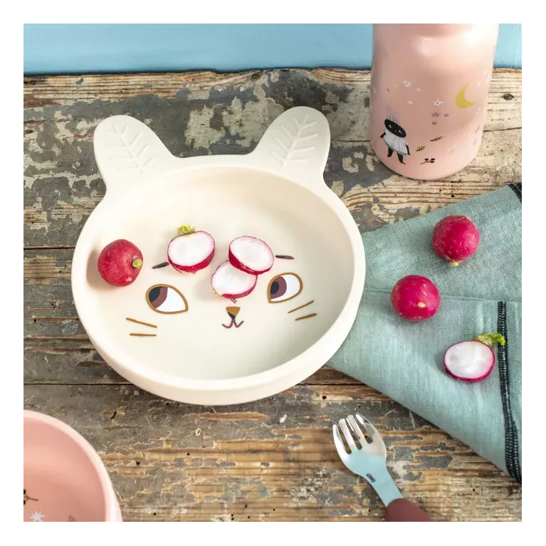 Set vaisselle silicone - Après la pluie 