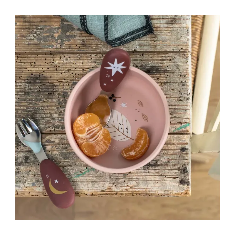 Set vaisselle silicone - Après la pluie 