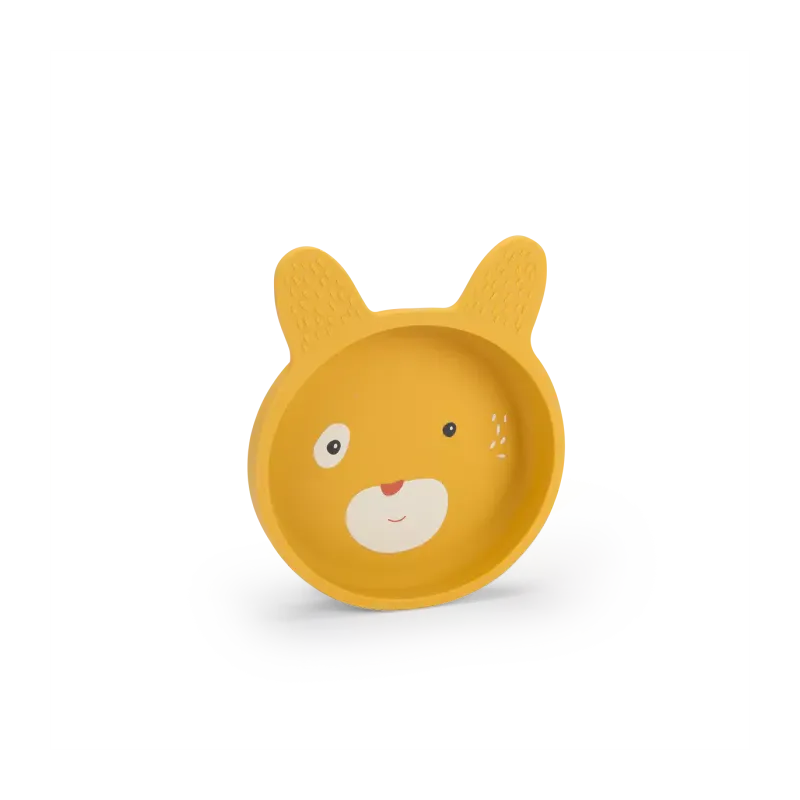 Set vaisselle silicone - Trois petits lapins 