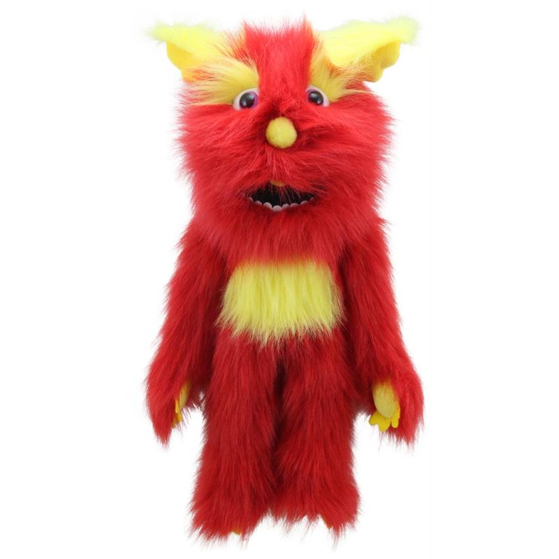 Marionnette monstre rouge 66 cm