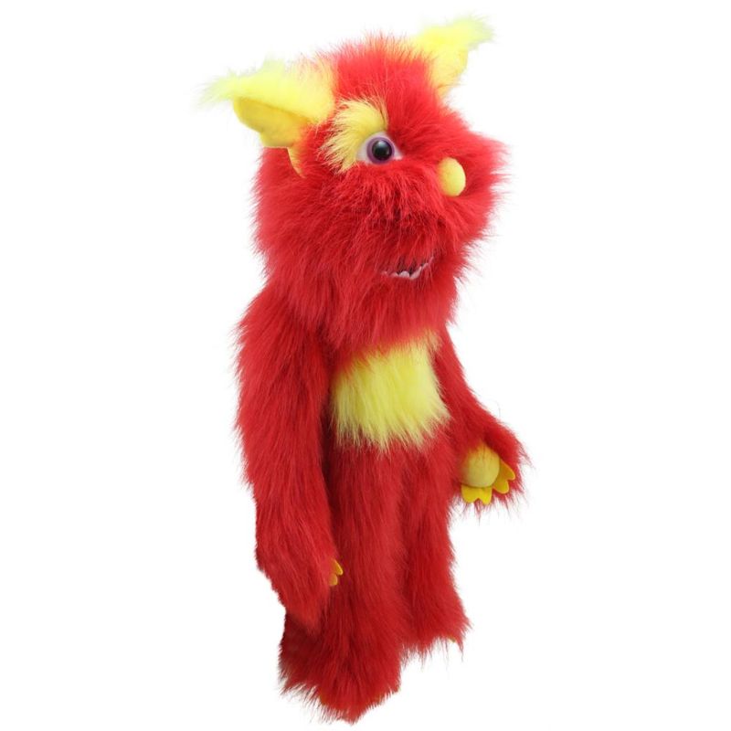 Marionnette monstre rouge 66 cm