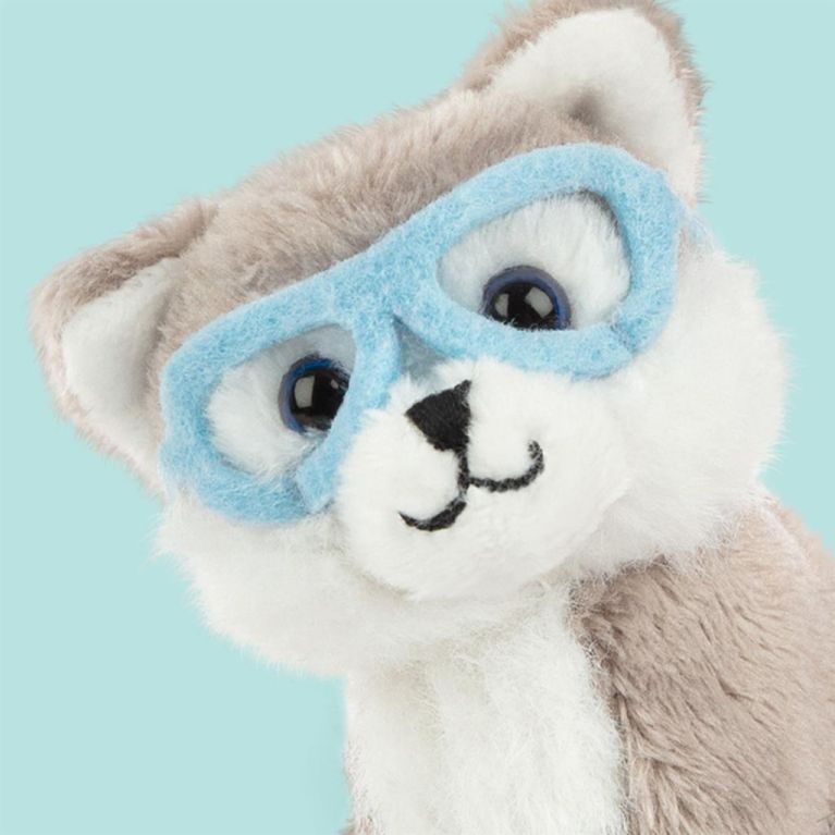 Mini peluche dans sa boîte studio pets - Alaskan malamute