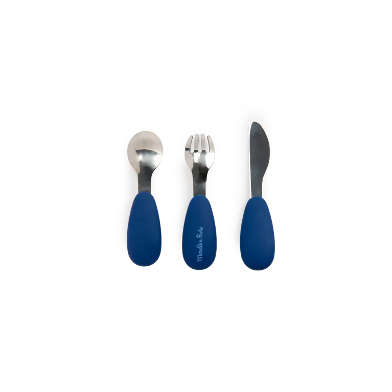 Set de couverts en silicone - Puce et Pilou 