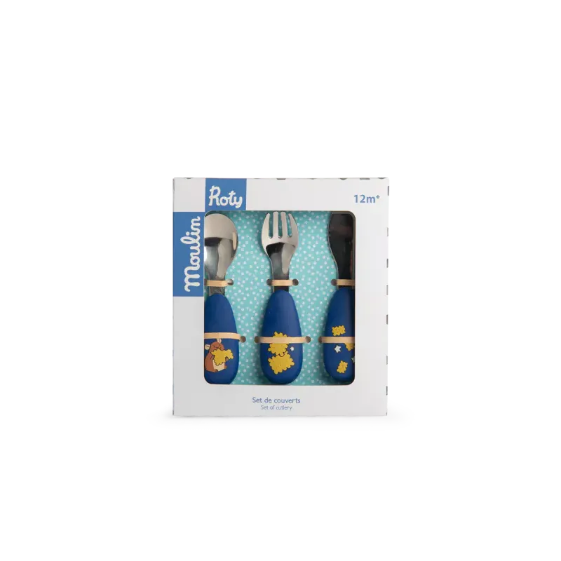 Set de couverts en silicone - Puce et Pilou 