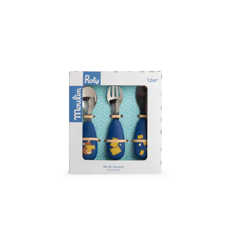 Set de couverts en silicone - Puce et Pilou 