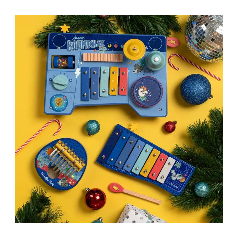 Table multi-activités musicale Puce et Pilou