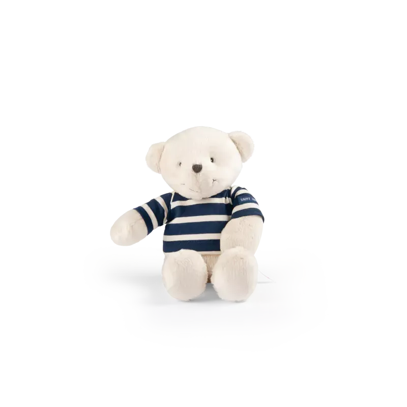 Peluche - Ours crème Saint James - Les ptits doudous 