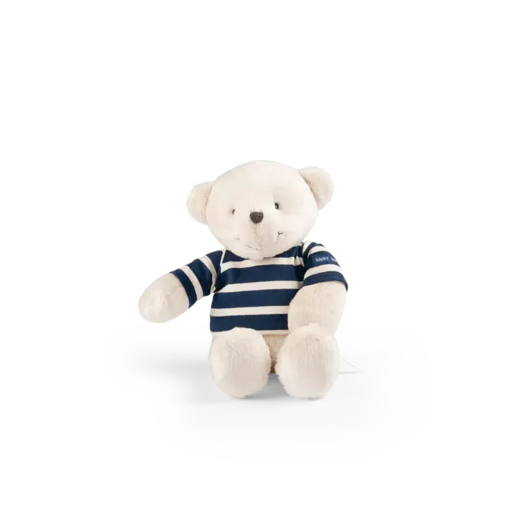 Peluche - Ours crème Saint James - Les ptits doudous 