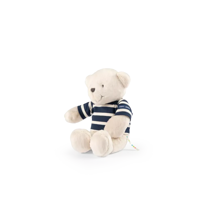 Peluche - Ours crème Saint James - Les ptits doudous 