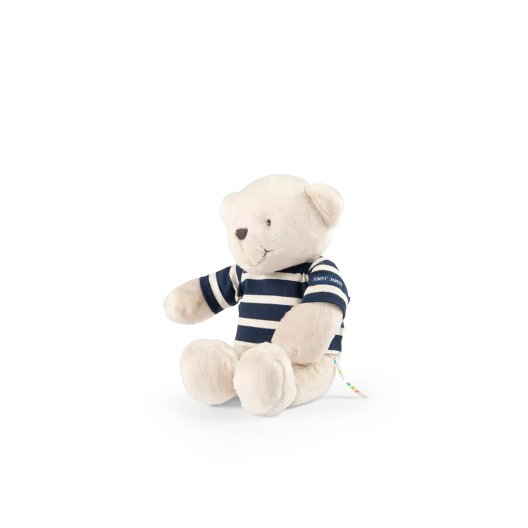 Peluche - Ours crème Saint James - Les ptits doudous 