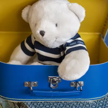 Peluche - Ours crème Saint James - Les ptits doudous 