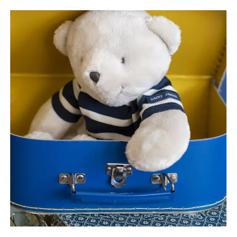 Peluche - Ours crème Saint James - Les ptits doudous 