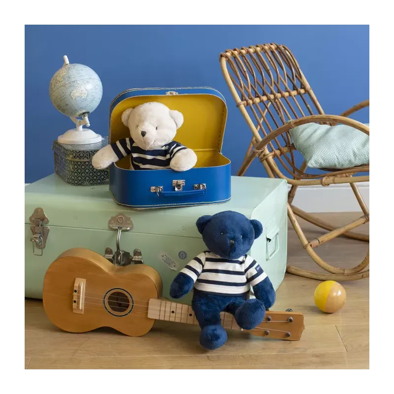 Peluche - Ours crème Saint James - Les ptits doudous 