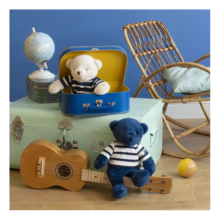 Peluche - Ours crème Saint James - Les ptits doudous 